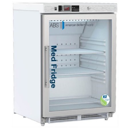 Horizon Scientific Inc Undercounter Refrigerator ABS® Pharmaceutical 4.6 cu.ft. 1 Swing Glass Door Cycle Defrost - Each - PH-ABT-NSF-UCBI-0404G-ADA-EA