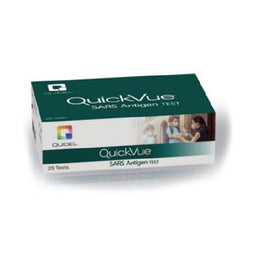 Quidel Respiratory Test Kit QuickVue® Professional Use SARS Antigen 25 Tests CLIA Waived - Case of 250 - 20387-CS