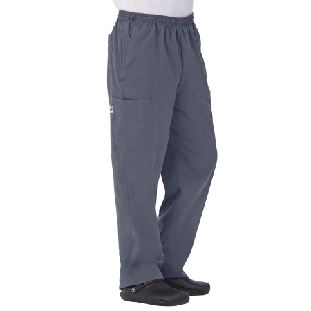 Fashion Seal Uniforms Scrub Pants Simply Soft® Cargo Small Pewter Unisex - Each - 8073-S-EA