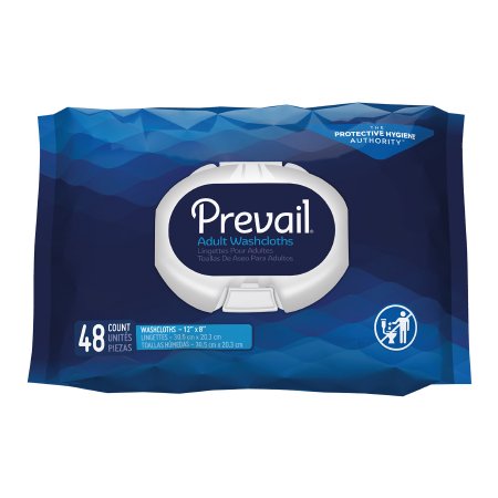 First Quality Personal Wipe Prevail® Soft Pack Water / Cetearyl Isononanoate / Ceteareth-20 / Cetearyl Alcohol Scented 48 Count - Case of 6 - WW-715-CS