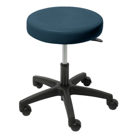 UMF Medical Exam Stool Model 6749 Backless Air Spring 5 Casters Twilight Blue - Each - 6749-EA