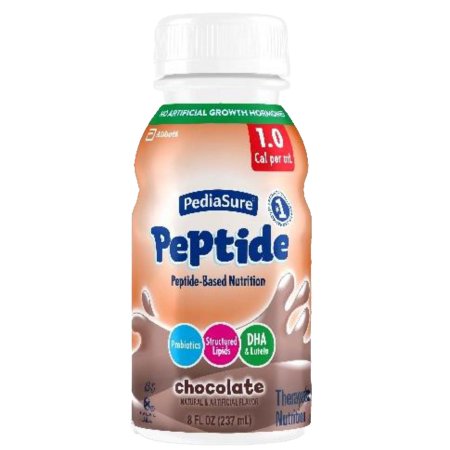 Abbott Nutrition Pediatric Oral Supplement PediaSure® Peptide 1.0 Cal 8 oz. Bottle Liquid Peptide Malabsorption / Maldigestion - Case of 24 - 67073-CS
