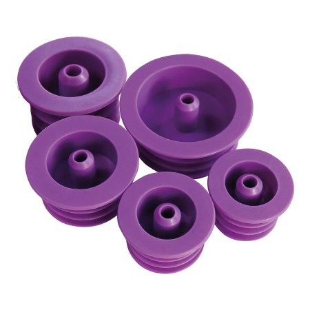 MED Alliance Group Inc Enteral Bottle Adapter with ENFit Connector Size 4, 24 to 26 mm, Purple, Sterile, Single Use - Box of 100 - BAISO4-S-BX