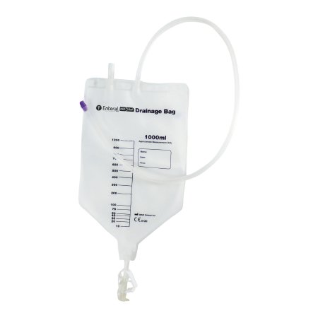 MED Alliance Group Inc Gastroentestinal Drainage System ENFit® 50 cm 1000 mL Sterile ENFit® Connector Barrier - Box of 20 - DBISO-1000-BX