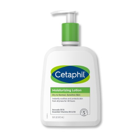 Galderma Laboratories Hand and Body Moisturizer Cetaphil® 16 oz. Pump Bottle Unscented Lotion - Each - 30299024133-EA