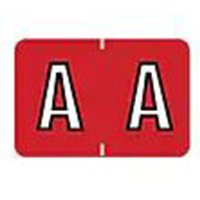 Medical Arts Press Pre-Printed Label Medical Arts Press® Barkley® Chart Tab Red Permanent A-A White Alpha 1 X 1-1/2 Inch - Roll of 1 - 901-34090Q-RL