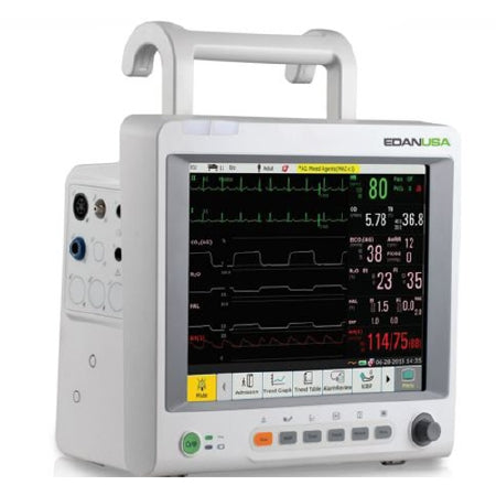 EdanUSA & MDPro Patient Monitor Edan iM70 Monitoring 3/5 Lead NIBP, Heart Rate, SpO2, Temperature Battery Operated - Each - IM70_WIFI-EA