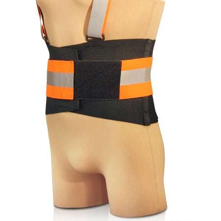 New York Orthopedic Occupational Back Support NYOrtho Ventilated RF X-Large Hook and Loop Closure 38 to 42 Inch Waist Circumference 9 Inch Back Height to 6 Inch Front Height Adult - Each - 7505RFL3-XL-EA