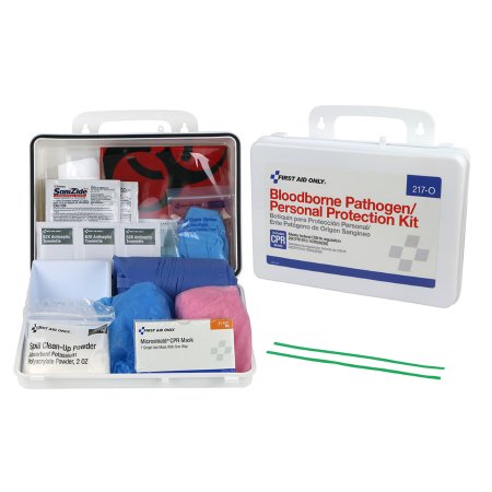 Acme United Blood Borne Pathogen / Personal Protection /Spill Kit First Aid Only - Case of 10 - 217-O-CS