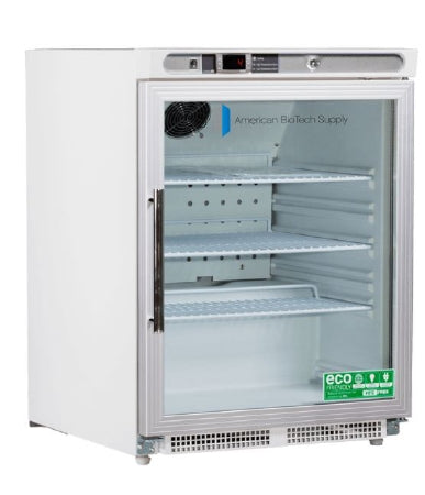 Horizon Scientific Inc Undercounter Refrigerator ABS® Laboratory Use 4.6 cu.ft. 1 Glass Swing Door Cycle Defrost - Each - ABT-HC-UCBI-0404-ADA-EA