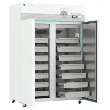 Horizon Scientific Inc Refrigerator Corepoint™ Scientific Blood Bank 49 cu.ft. 2 Swing Glass Doors Cycle Defrost - Each - NSBR492WSWCR/0-EA