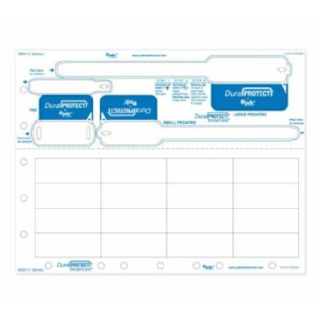 Precision Dynamics Identification Wristband Duraprotect® Write On Band Peel and Stick No Legend - Case of 1000 - 9650-11-PDR-CS