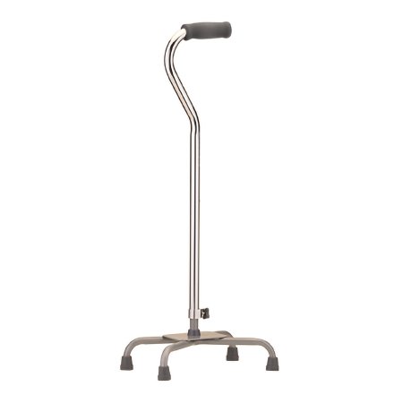 Nova Ortho-Med Large Base Quad Cane Nova Aluminum 30 to 39 Inch Height Silver - Case of 2 - 5610SI-CS