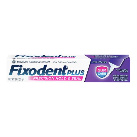 Procter & Gamble Denture Adhesive Fixodent® Plus Gum Care Precsion Hold and Seal Cream 2 oz. - Case of 24 - 00076660300453-CS