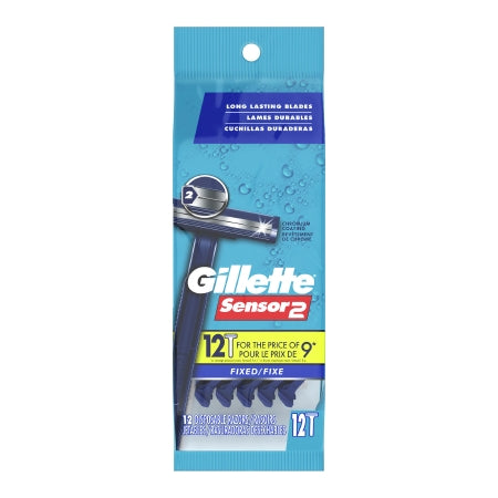 Procter & Gamble Razor Gillette® Sensor2 Twin Blade Disposable - Case of 864 - 10047400125985-CS