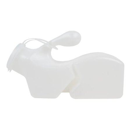 Patterson Medical Supply Male Urinal Baffle Spill-Proof 32 oz. With Closure Single Patient Use - Each - 559396-EA