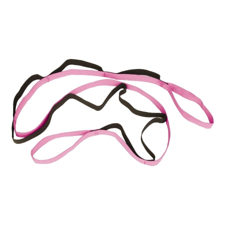 Therapeutic Dimensions Elastic Stretch Strap RangeMaster® Stretch Strap 76 Inch Length Black / Pink - Case of 50 - PINKRM-SS-CS