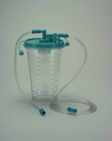 Bemis Healthcare Rigid Suction Canister Hi-Flow™ 2000 mL Pour Lid - Case of 48 - 495410-CS