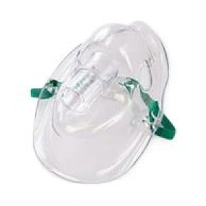 MedSource International Aerosol Mask MedSource Elongated Style Pediatric One Size Fits Most Adjustable Head Strap / Nose Clip - Case of 50 - MS-25083-CS