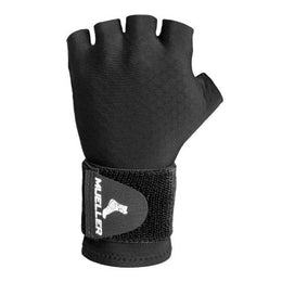 Mueller Sports Medicine Compression Glove Mueller RecoveryCare® Open Finger One Size Fits Most Over-the-Wrist Length Ambidextrous 52% Nylon / 28% Polyester / 19% Spandex / 1% Polyurethane - Each - 67987-EA
