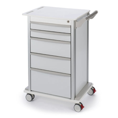 Omnimed Transport Cart Omnimed Alumnium Cream (2) 3 Inch, 2 (6) Inch, (1) 9 Inch Drawers - Each - 351001-EA