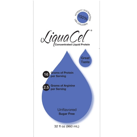 Global Health Products Oral Supplement LiquaCel® Unflavored Liquid 32 oz. Bottle - BT/1 - GH113-BT