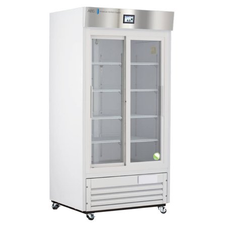 Horizon Scientific Inc Premier Refrigerator ABS Laboratory Use 33 cu.ft. 2 Sliding Glass Doors Cycle Defrost - Each - ABT-HC-LP-33-TS-EA