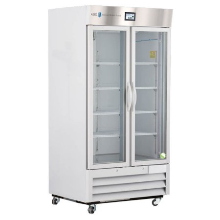 Horizon Scientific Inc Premier Refrigerator ABS Laboratory Use 36 cu.ft 2 Swing Glass Doors Cycle Defrost - Each - ABT-HC-LP-36-TS-EA