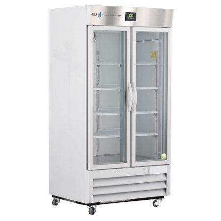 Horizon Scientific Inc Premier Refrigerator ABS Laboratory Use 36 cu.ft. 2 Swing Glass Doors Cycle Defrost - Each - ABT-HC-LP-36-EA