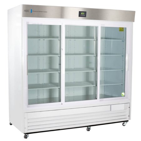 Horizon Scientific Inc Premier Refrigerator ABS Laboratory Use 69 cu.ft. 3 Sliding Glass Doors Cycle Defrost - Each - ABT-HC-LP-69-EA