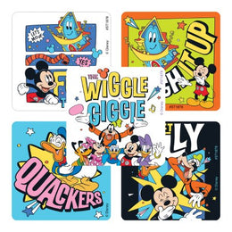 SmileMakers SmileMakers 20 per Design Let's get silly with Mickey and friends Sticker 2-1/2 Inch - Roll of 1 - ST1878R-RL