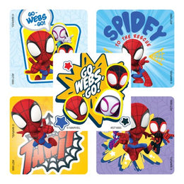 SmileMakers SmileMaker 20 per Design Spidey & His Amazing Friends Sticker 2-1/2 Inch - Box of 100 - ST1895B-BX