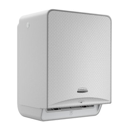 Kimberly Clark Paper Towel Dispenser Kimberly-Clark Professional™ ICON™ Silver Mosaic Touch Free 1 Roll Wall Mount - Case of 1 - 53691-CS