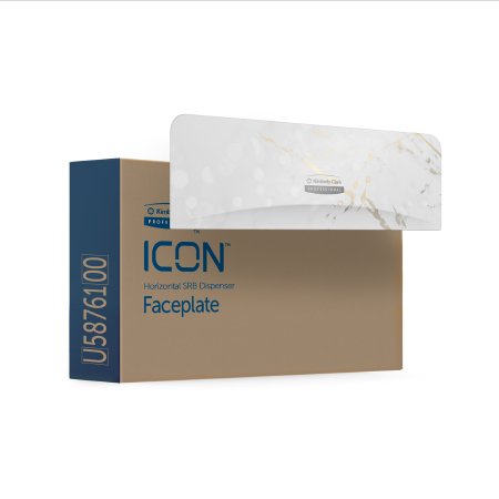 Kimberly Clark Toilet Tissue Dispenser Faceplate Kimberly-Clark Professional™ ICON™ Cherry Blossom, 1-1/2 X 3-1/2 X 12 Inch - Case of 1 - 58822-CS