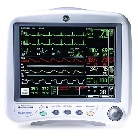 Victori Medical Refurbished Patient Monitor Dash 4000 Battery Operated - Each - GEDSH4000A-EA