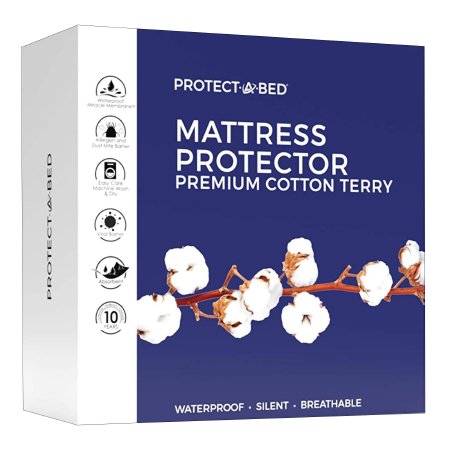 Protect A Bed Mattress Protector Protect-A-Bed® Basic 14 X 76 X 80 Inch Polyester For King Size Mattress - Case of 10 - 83091-HEAL-CS