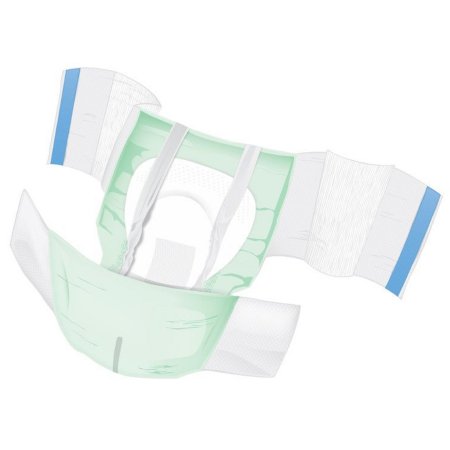 Cardinal Unisex Adult Incontinence Brief Wings™ Plus Size 3 Disposable Heavy Absorbency - Case of 64 - 66093S-CS