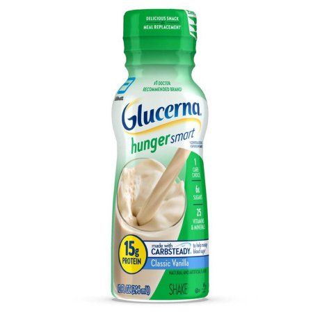 Abbott Nutrition Oral Supplement Glucerna® Hunger Smart Shake Homemade Vanilla Flavor Liquid 10 oz. Bottle - Each - 68607-EA