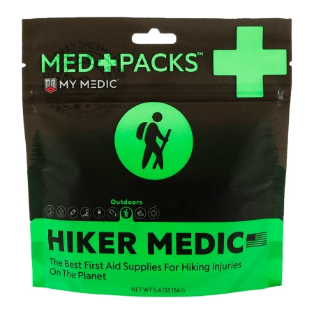MyMedic First Aid Kit My Medic™ MED PACKS Hiker Medic Plastic Pouch - Each - MM-KIT-S-MD-PK-HM-GEN-EA