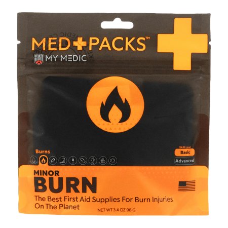 MyMedic First Aid Kit My Medic™ MED PACKS Minor Burn Plastic Pouch - Each - MM-KIT-S-MD-PK-BRN-GEN-EA