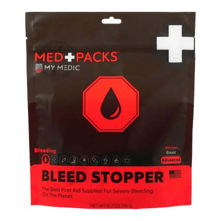 MyMedic First Aid Kit My Medic™ MED PACKS Bleed Stopper Plastic Pouch - Each - MM-KIT-S-MD-PK-BLD-GEN-RAT-EA