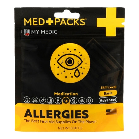 MyMedic First Aid Kit My Medic™ MED PACKS Allergies Plastic Pouch - Each - MM-KIT-S-MD-PK-ALRG-EA-EA