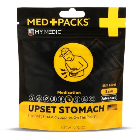 MyMedic First Aid Kit My Medic™ MED PACKS Upset Stomach Plastic Pouch - Each - MM-KIT-S-MD-PK-UP-STMCH-EA-EA
