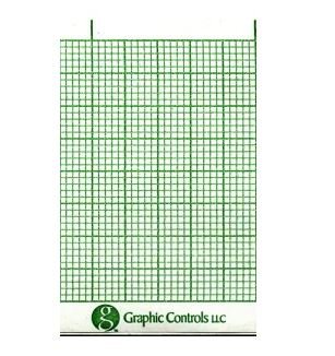 Graphic Controls Industrial Diagnostic Recording Paper Physio-Control 1.9 Inch X 100 foot Chart Paper Green - Case of 50 - 7G30718970-CS