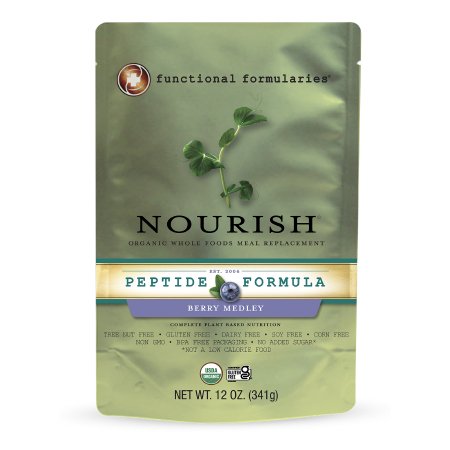 Nutritionals Medicinals Pediatric Oral Supplement Nourish® Peptide 12 oz. Pouch Liquid Protein - Each - NOUPBWS124-EA