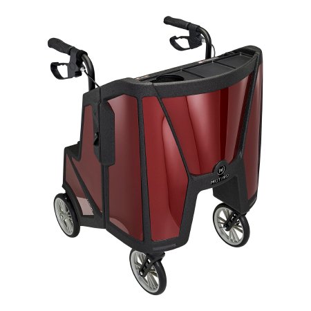 Motivo Inc 4 Wheel Rollator Tour Ruby Red Adjustable Height / Folding Carbon Fiber Frame - Each - 10003TRRR-EA