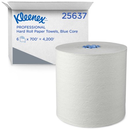 Kimberly Clark Paper Towel Kleenex® Hardwound Roll 7 X 7-1/2 Inch - Case of 6 - 25637-CS