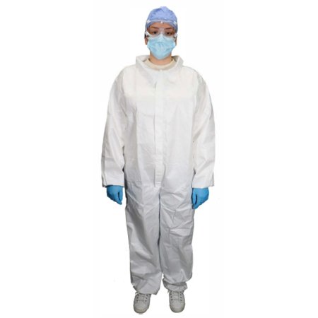 Carter-Health Disposables LLC Coverall Medium White Disposable NonSterile - Box of 20 - CH9615MIC-M-BX-BX