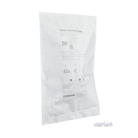 B. Braun TPN Bag Tamper Resistant Clamp Pinnacle® - Pack of 50 - 2112397-PK