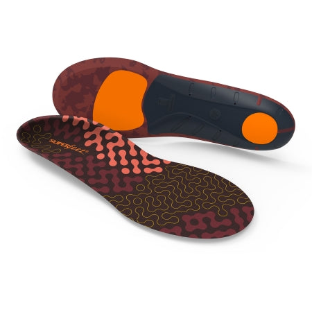 Superfeet Superfeet® RUN Insole Full Length Size D Foam / Nylon Black / Orange Male 7-1/2 to 9 / Female 8-1/2 to 10 - Pair - FL335108-PR
